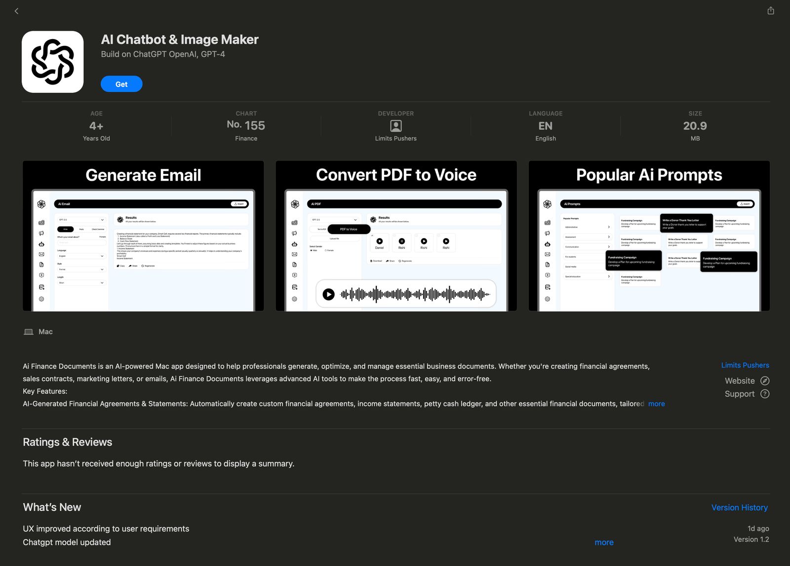 AI Chatbot & Image Maker